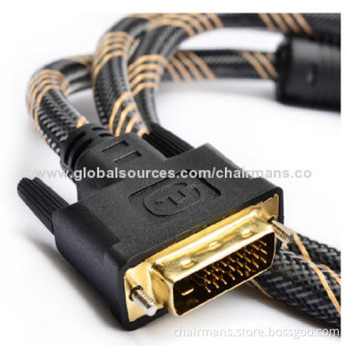 Golden Plated 24+1 DVI to DVI Cable, 1.5-50m Length
